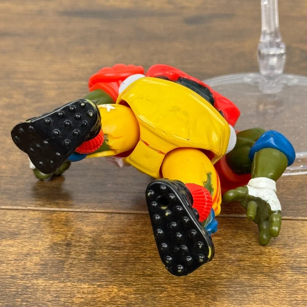 Vintage T.D. Tossin' Leo 1991 Teenage Mutant Ninja Turtles TMNT Action‎ Figure